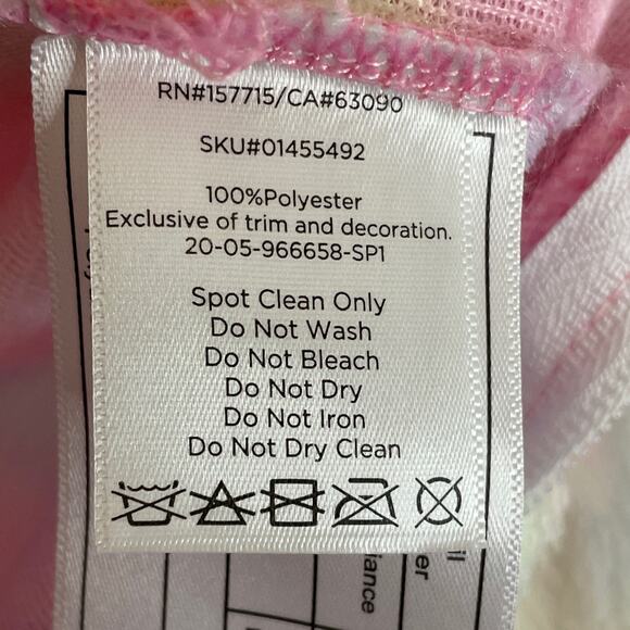 Spirit Unicorn Hooded Plush Union Suit Faux Fur Tail Halloween Costume SZ Large - Picture 9 of 11